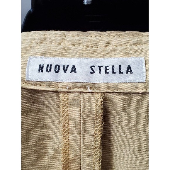Nuova Stella Women's Cream Polyester Short Sleeve Blazer & Skirt 2 Pc's Suit S - Picture 8 of 12